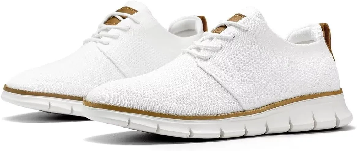 Mens Casual Dress Shoes Fashion Mesh Oxfords Business Walking Work Sneakers Comfortable Lightweight