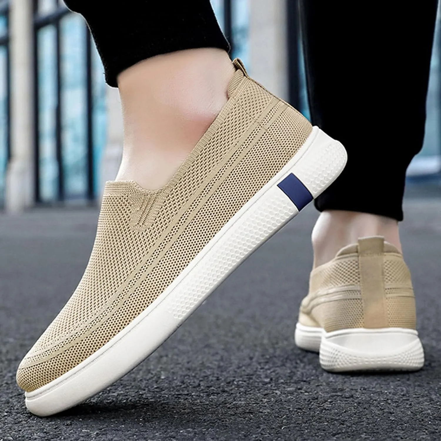 Men's Casual Summer Breathable Comfortable Fashion Sneakers Lightweight Walking Shoes for Daily Wear Travel