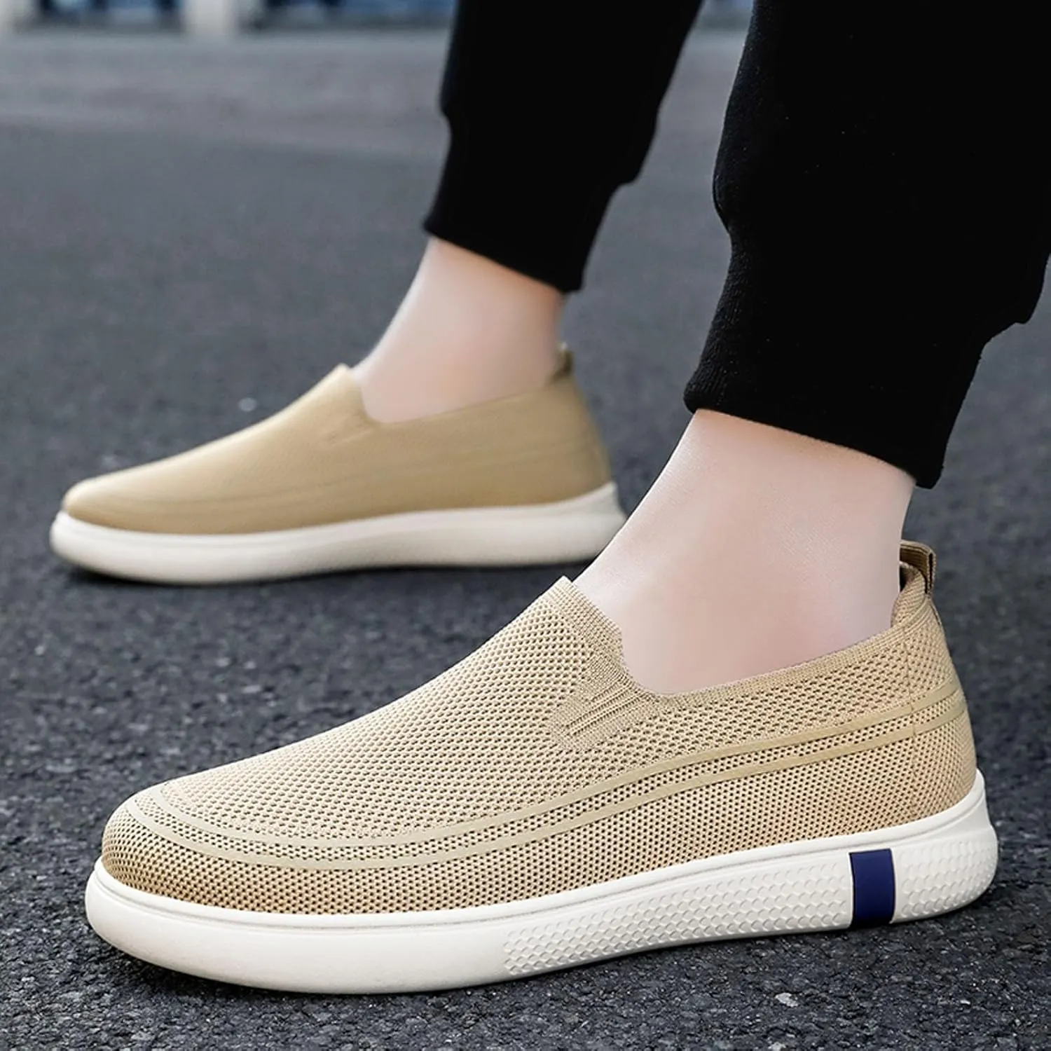 Men's Casual Summer Breathable Comfortable Fashion Sneakers Lightweight Walking Shoes for Daily Wear Travel