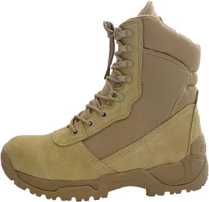 Men's Outdoor Desert Tactical Boots, High-top Breathable Rubber Sole Military Work Shoes, Comfort Durable Odor-proof Non-slip Hiking Shoes