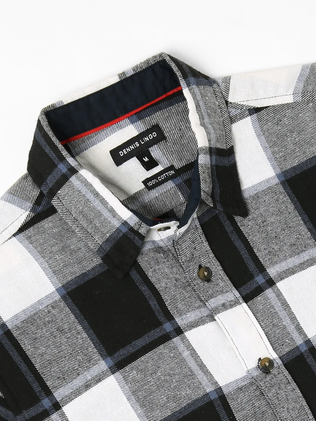 Men's Regular Collar Slim Fit Solid White Casual Shirts