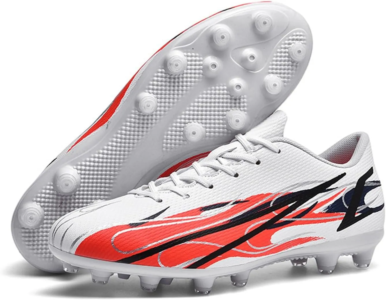 Men??s Soccer Cleats Football Boots ??rofessional Training ??urf Outdoor Sports Athletic Sneaker for Big Boy's/Kids