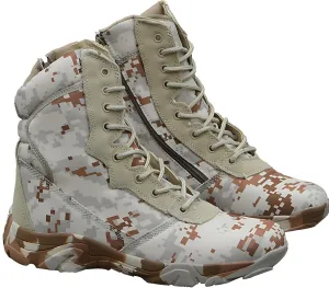 Men's Tactical Boots, Autumn and Winter Outdoor Snow Land Warfare Boots, Waterproof Breathable Special Tactical Shoes
