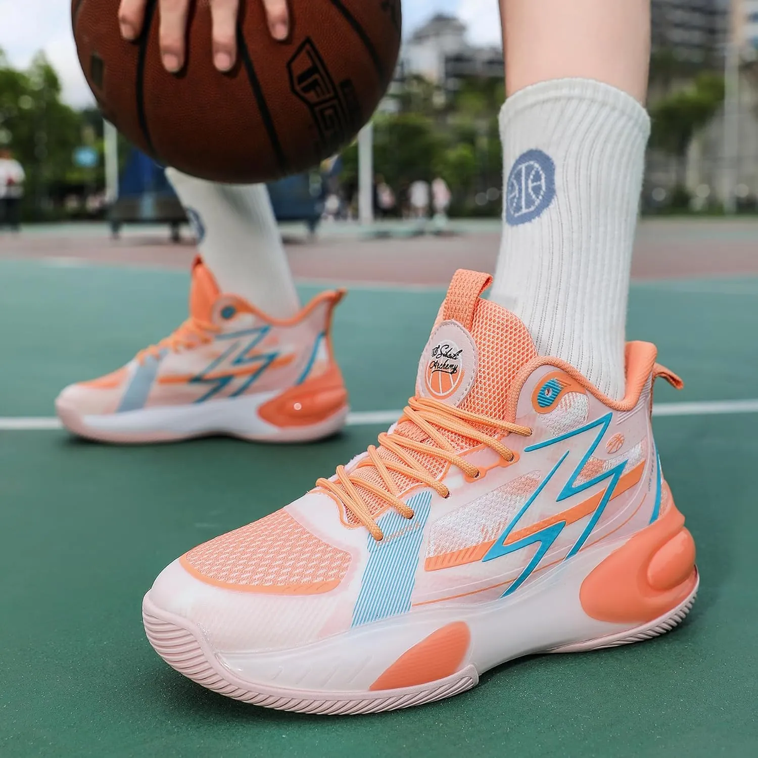 Mens Womens Basketball Shoes Fashion Breathable Sneakers Athletic Lightweight Non Slip Volleyball Outdoor Shoe