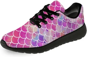 Mermaid Skin Print Shoes Lightweight Comfort Running Tennis Walking Sneakers Gifts for Girls Girlfriend