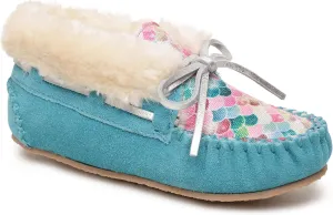Minnetonka Children's Charley, Mermaid Turquoise, Size 10