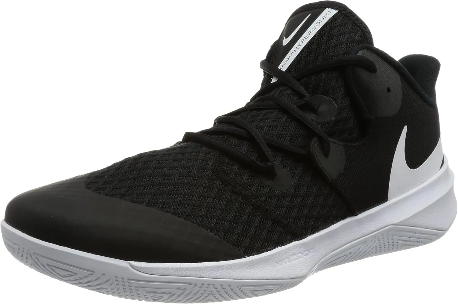 Nike HyperSpeed Court Volleyball Shoes (CI2964-010, Black/White) Size 14