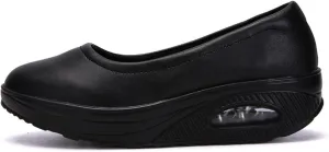 NVBHOF Orthopedic Nursing Shoes for Women with Arch Support, Height Increase Breathable Soft Non-Slip Sole Work Nurse Shoes