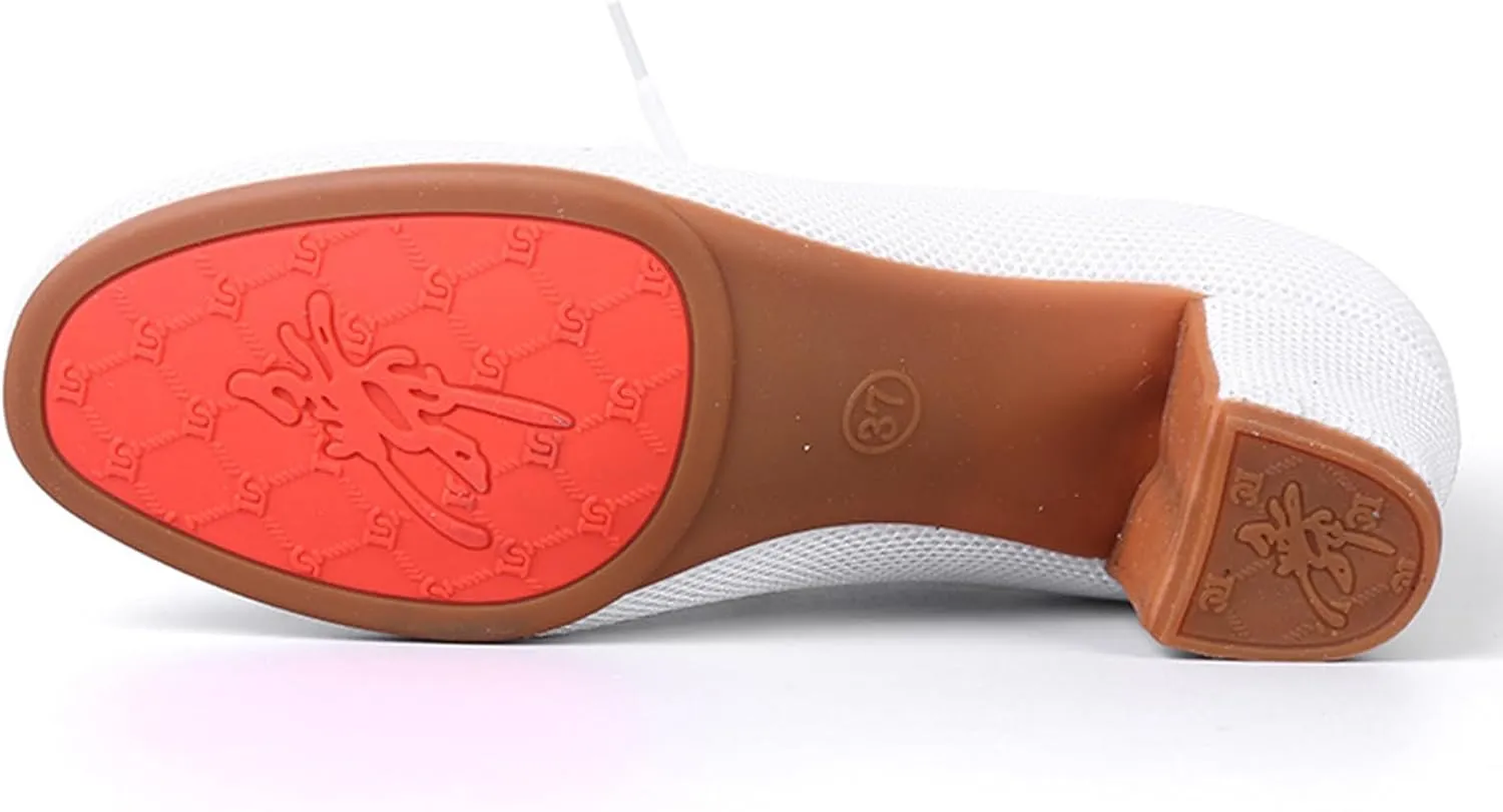 ONAIC Standard Closed Toe Ballroom Dance Shoes for Womens Lace Up Latin Dance Shoes Practice Dancing Teaching Shoes