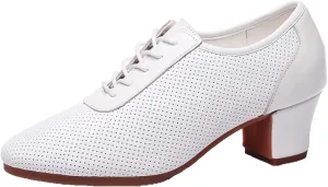 ONAIC Womens Ballroom Dance Shoes 5CM Shoes Heel Latin Dance Practice Shoes Practice Teaching Shoes