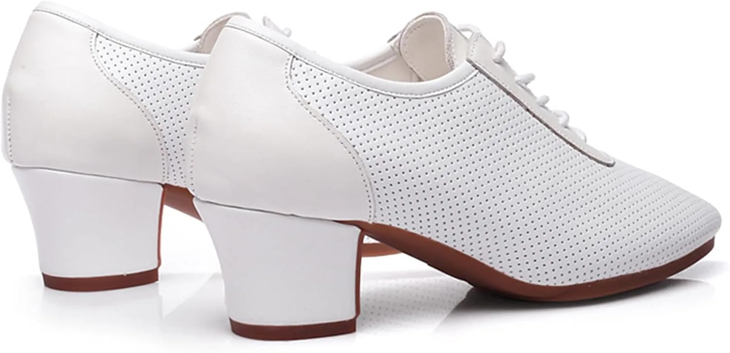 ONAIC Womens Ballroom Dance Shoes 5CM Shoes Heel Latin Dance Practice Shoes Practice Teaching Shoes