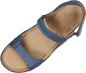 Orthopedic Sandals for Women, Arch Support Sandals Orthotic Walking Sandals Open Toe Sandals Ankle Strap Flat Sandals