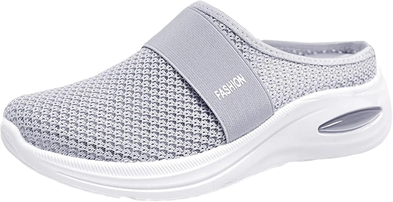Orthopedic Sneakers for Women 2025 Women's Athletic Walking Shoes Slip On Casual Mesh Breathable Lightweight Soft Sole Shoe Comfortable Tennis Workout Sneaker for All Day Wear