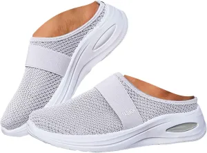 Orthopedic Sneakers for Women 2025 Women's Athletic Walking Shoes Slip On Casual Mesh Breathable Lightweight Soft Sole Shoe Comfortable Tennis Workout Sneaker for All Day Wear