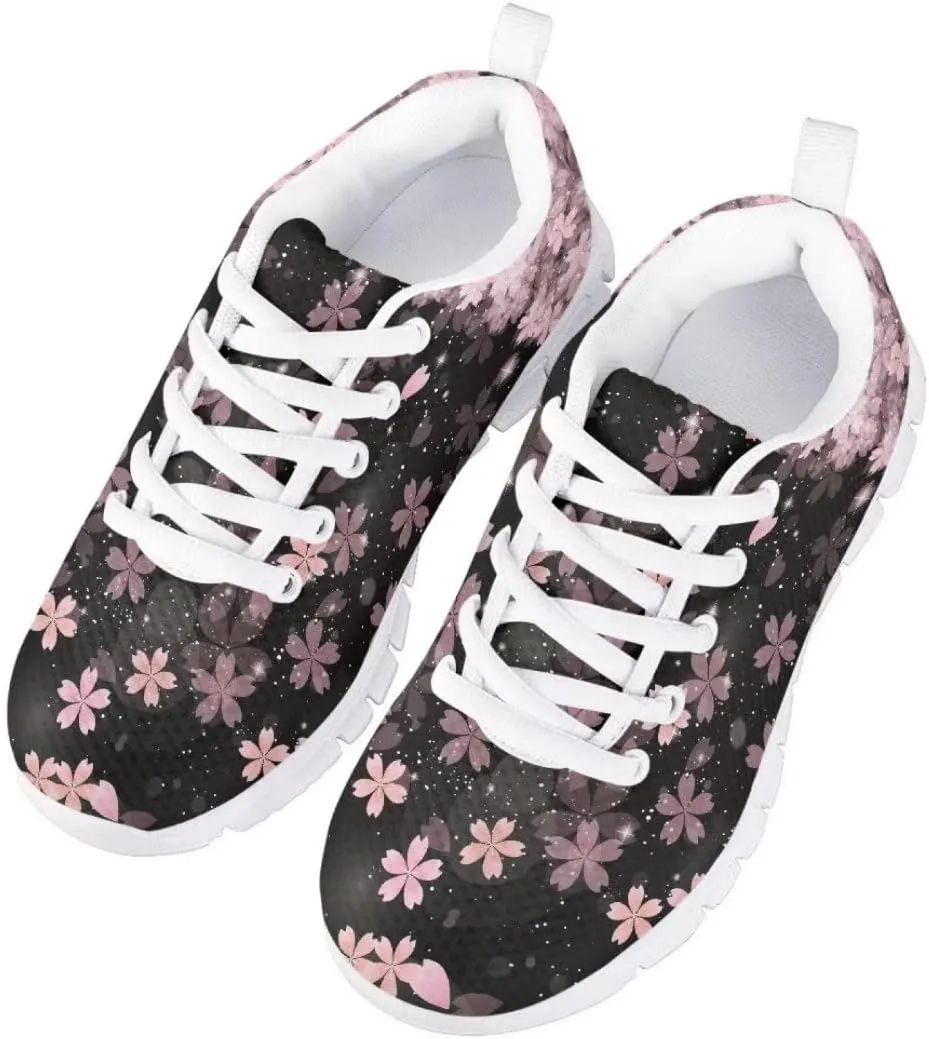 PinUp Angel Cute Girls Shoes Tennis Running Lightweight Breathable Walking Sneakers for Kids