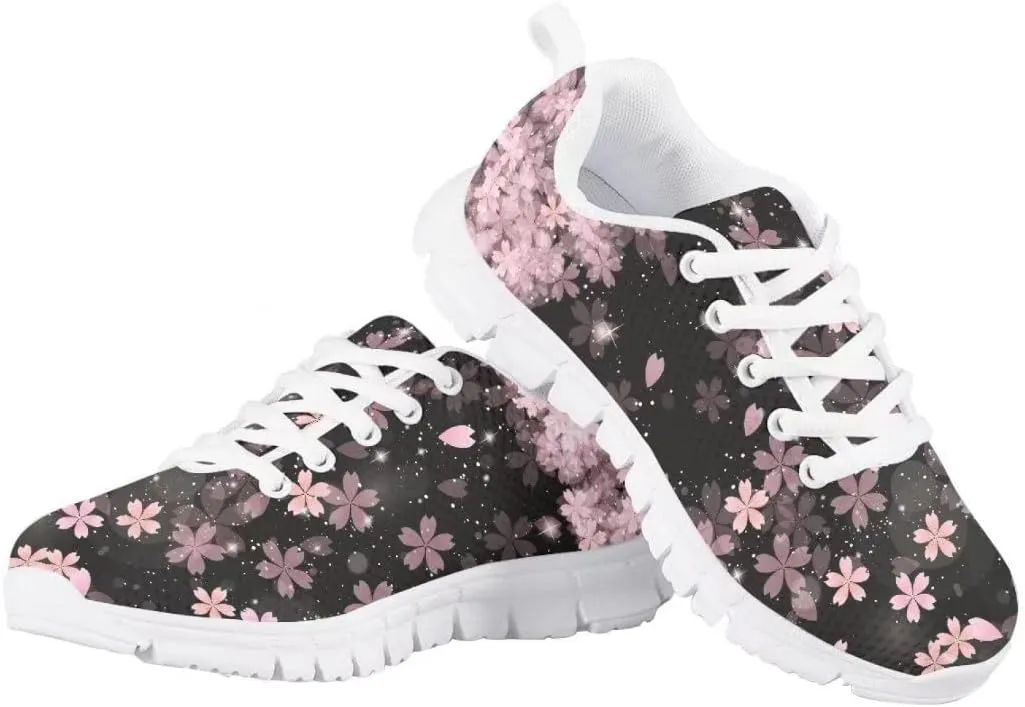 PinUp Angel Cute Girls Shoes Tennis Running Lightweight Breathable Walking Sneakers for Kids