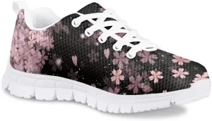 PinUp Angel Cute Girls Shoes Tennis Running Lightweight Breathable Walking Sneakers for Kids