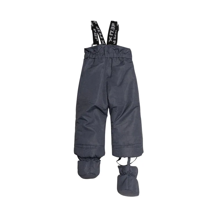 Printed Little Dogs Two Piece Snowsuit Grey And Yellow