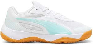 Puma Kids Boys Solarflash Ill Volleyball Sneakers Shoes - White - Size 5.5 M