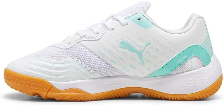 Puma Kids Boys Solarflash Ill Volleyball Sneakers Shoes - White