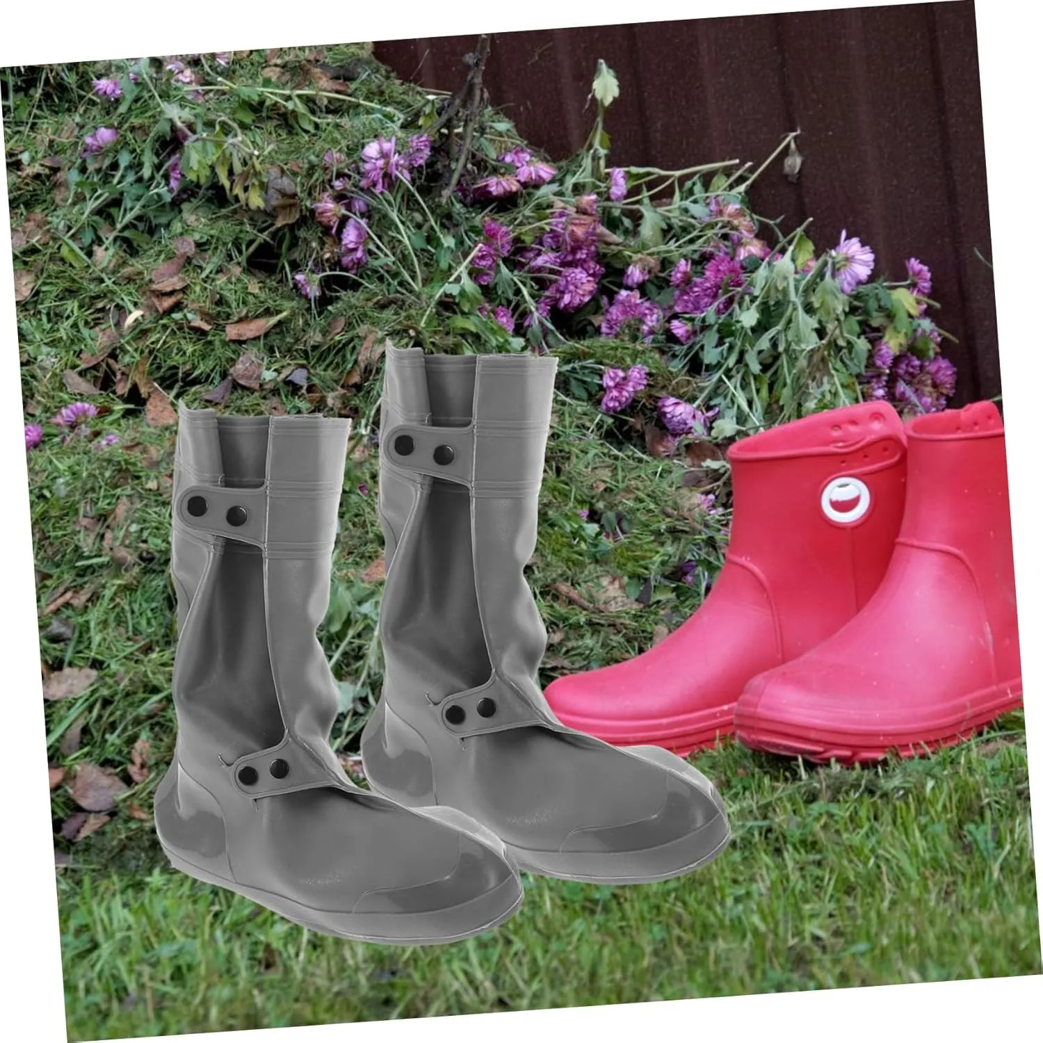 Rain Shoe Cover Boot Protector 42/43 Size Waterproof Rain Boot Cover for Men Women and Comfortable