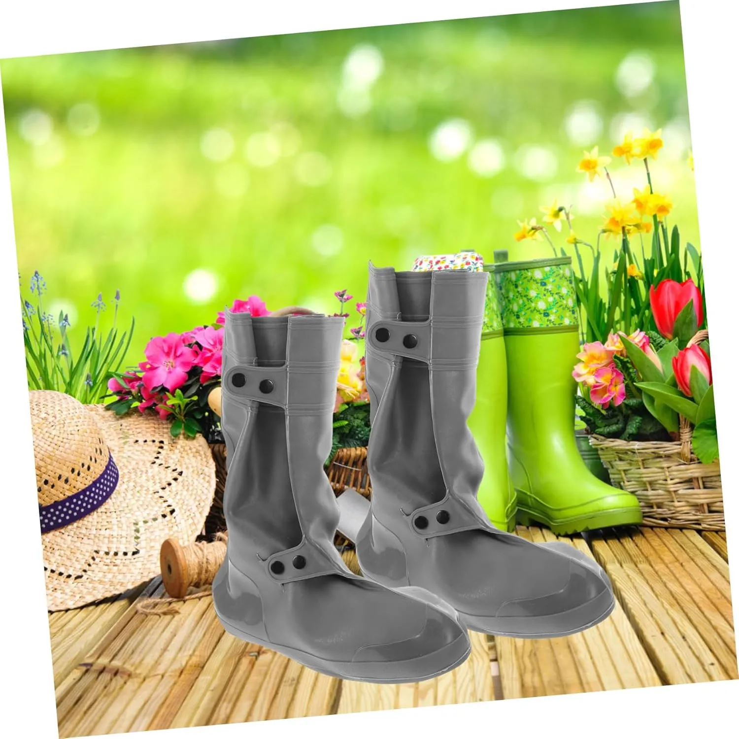 Rain Shoe Cover Boot Protector 42/43 Size Waterproof Rain Boot Cover for Men Women and Comfortable