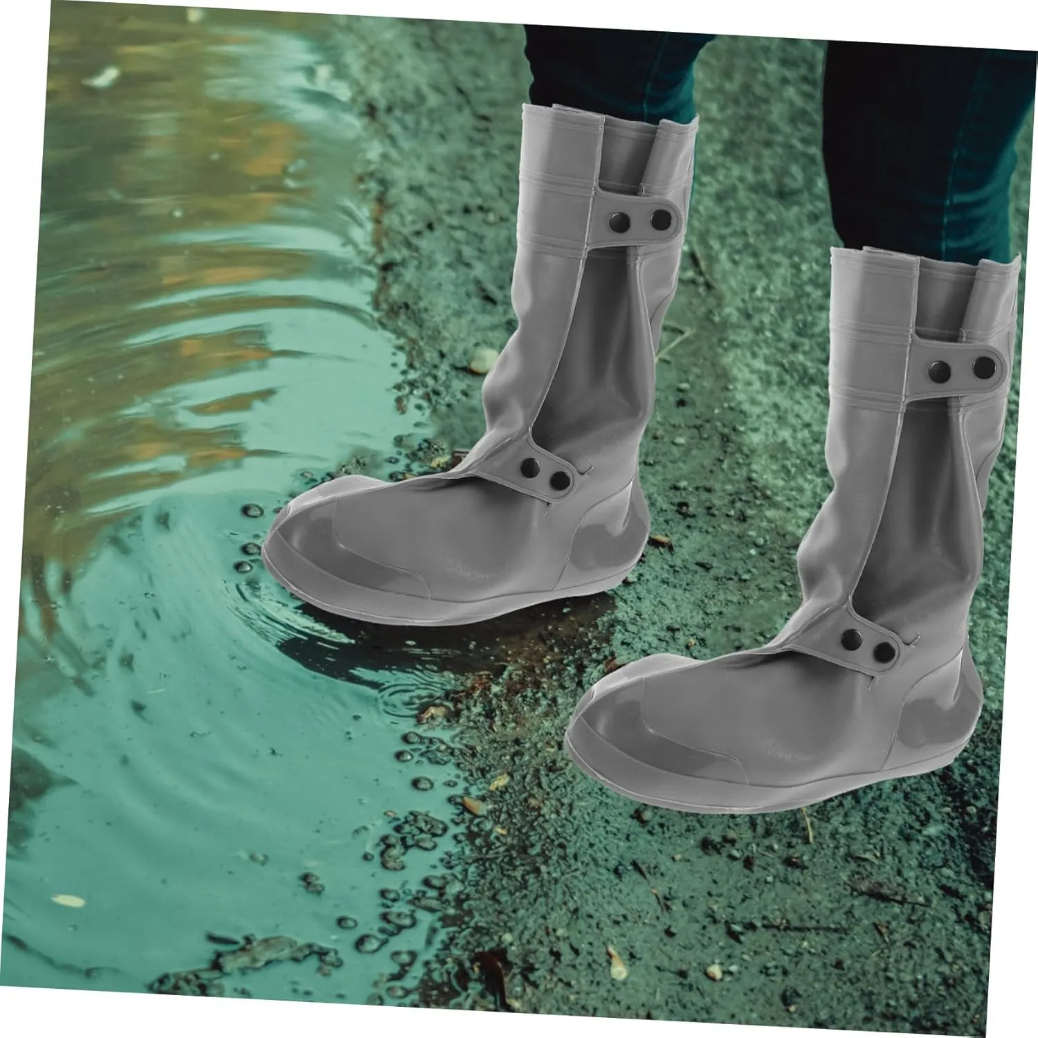 Rain Shoe Cover Boot Protector 42/43 Size Waterproof Rain Boot Cover for Men Women and Comfortable