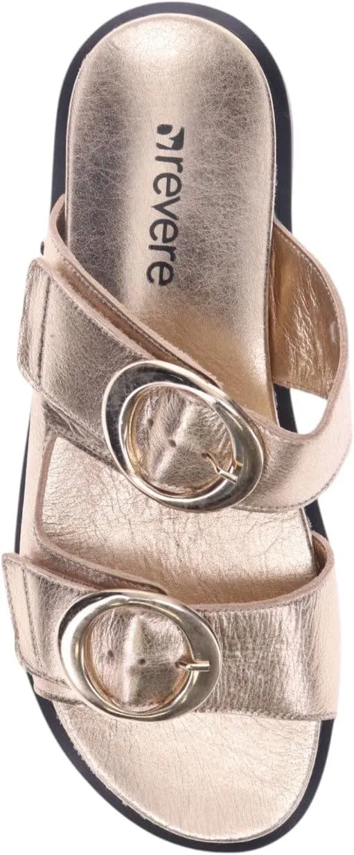 Revere Mermaid Womens Sandals - Stylish, Adjustable 2 Strap Slide with Premium Cushioning and Arch Support - Lightweight & Shock-Absorbing for All Day Wear