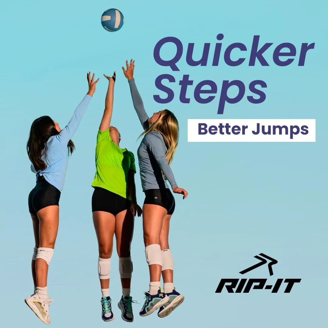 RIP-IT Women??s Future Court Volleyball Shoes, VERT Certified, Go Half Size Up