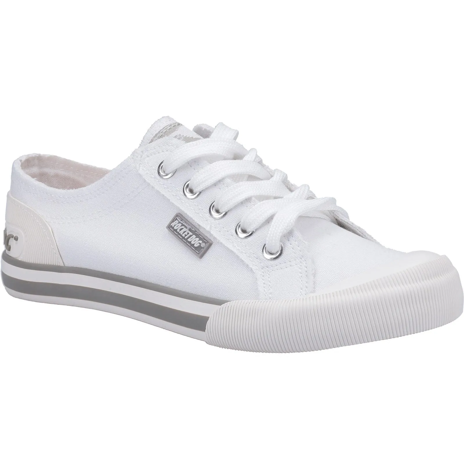Rocket Dog Womens Jazzin Plimsoll - White