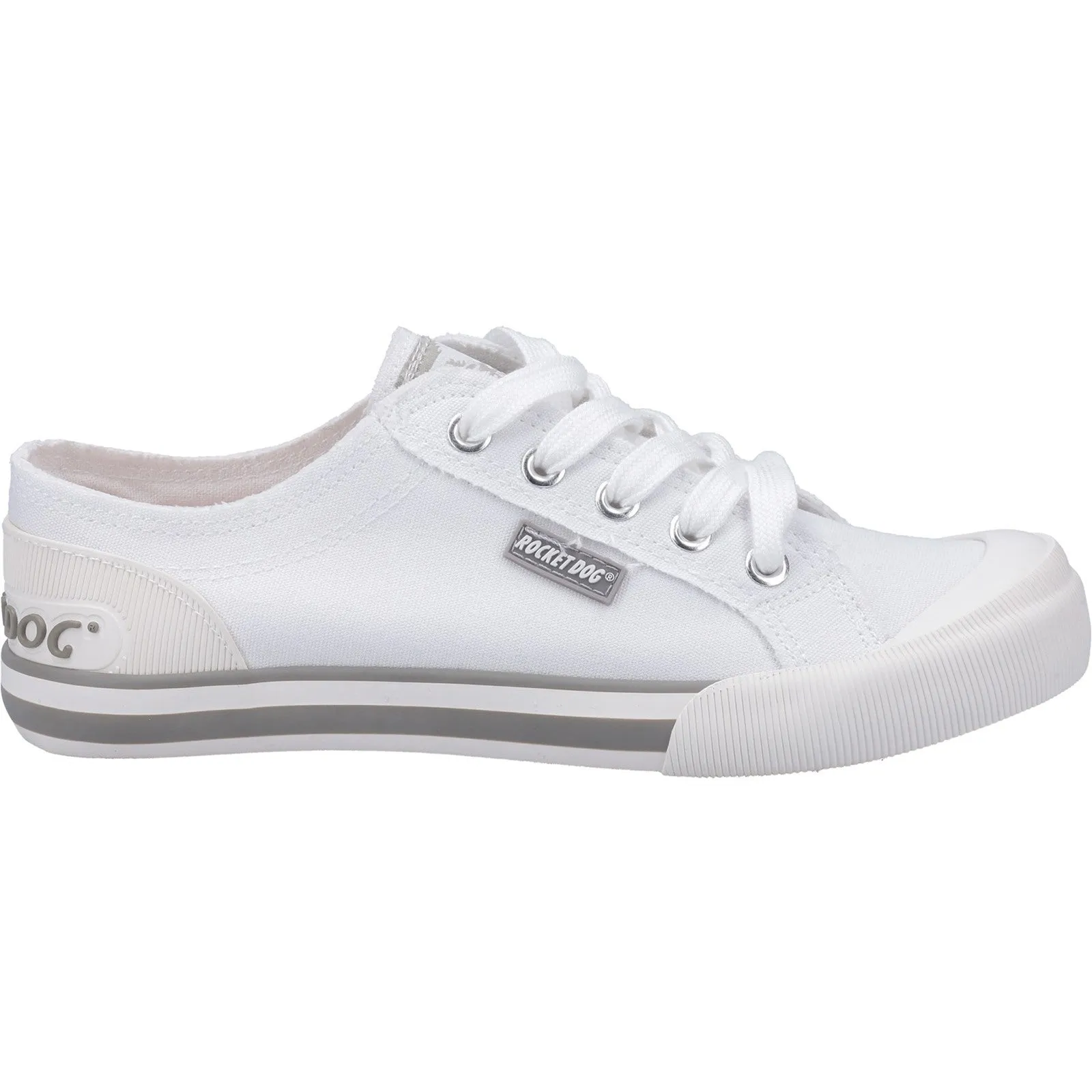 Rocket Dog Womens Jazzin Plimsoll - White