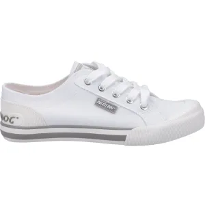 Rocket Dog Womens Jazzin Plimsoll - White