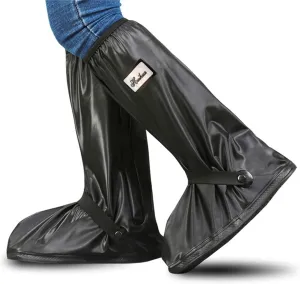 scosao Waterproof Shoe Covers for Rain with Reflector, Reusable Rain Boot Shoe Cover Women Men, Non-Slip Overshoes for Waterproof Cycling,Unisex Rain Footwear for Rainy and Snowy Outdoors Garden etc