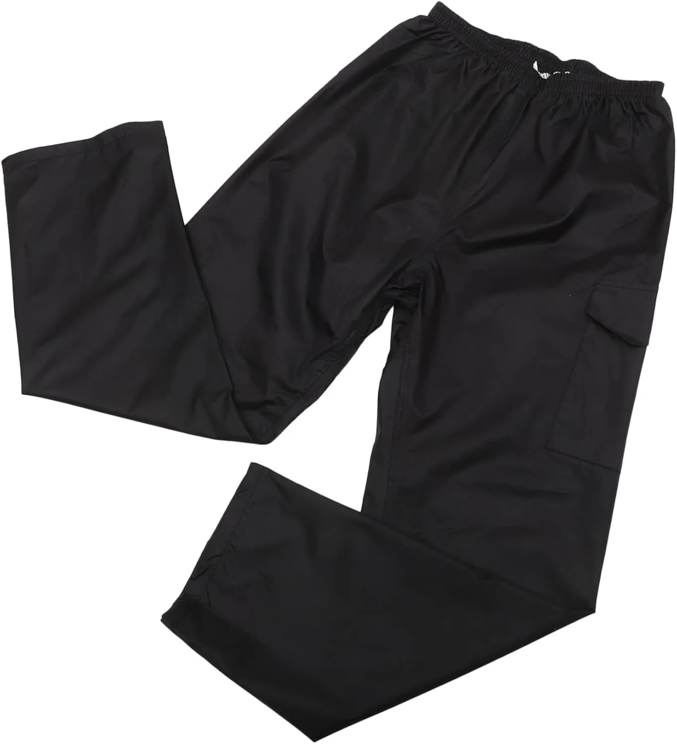 Seamless Waterproof Breathable Rain Pants Women Men Girls Outdoor Suit Black
