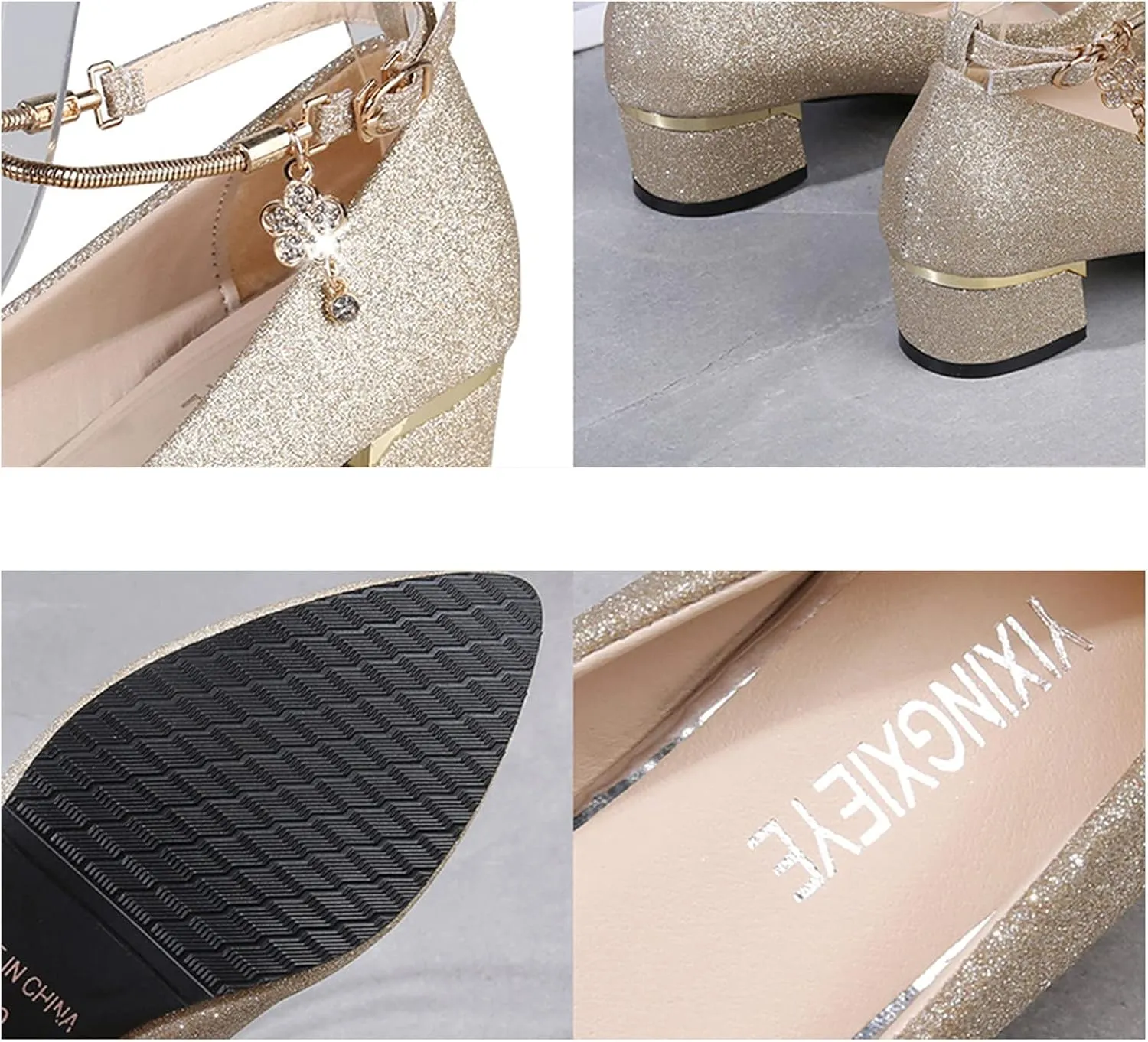 Sexy Casual Dress Shoes Sandals Single Ladies High Fashion Crystal Women Bohemian Heels Shoes Women's high Heels
