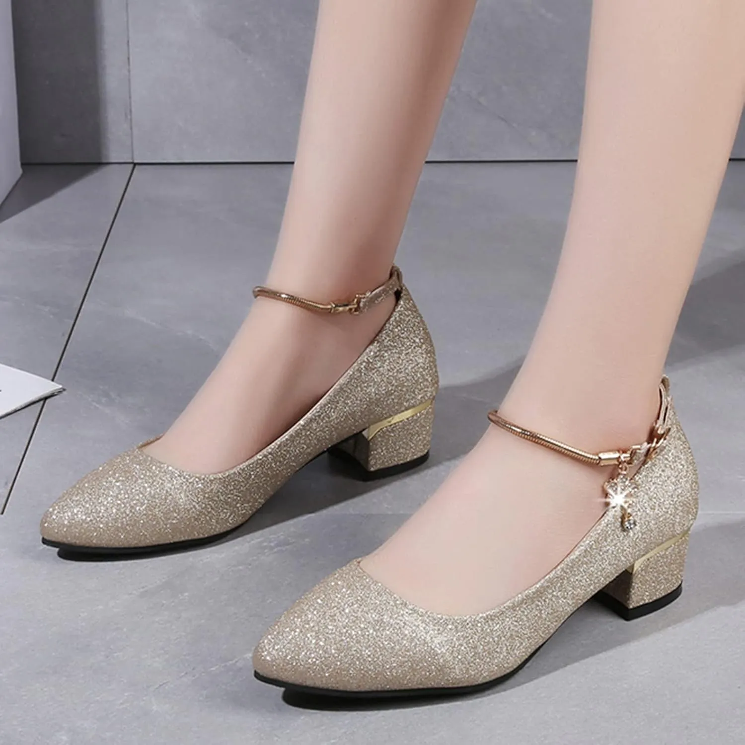 Sexy Casual Dress Shoes Sandals Single Ladies High Fashion Crystal Women Bohemian Heels Shoes Women's high Heels