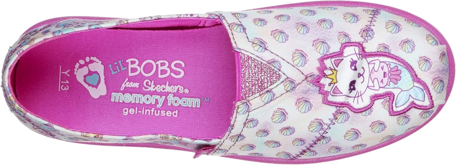 Skechers Baby-Girl's Solestice 2.0-Shell Friends Sneaker