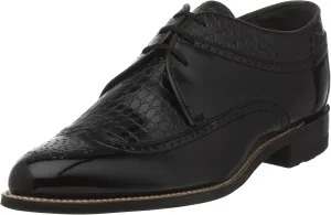 Stacy Adams Men's Dayton Wing-Tip Oxford,Black,9.5 D