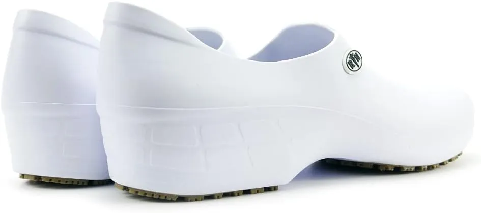 Sticky Nursing Shoes Women - Chefs - Kitchen - Nurses - Clogs for Work - Waterproof Non Slip