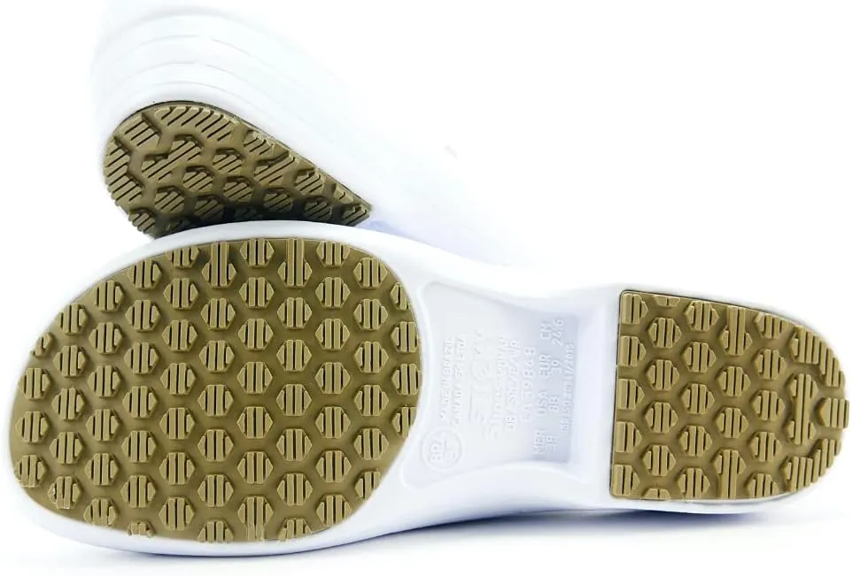 Sticky Nursing Shoes Women - Chefs - Kitchen - Nurses - Clogs for Work - Waterproof Non Slip