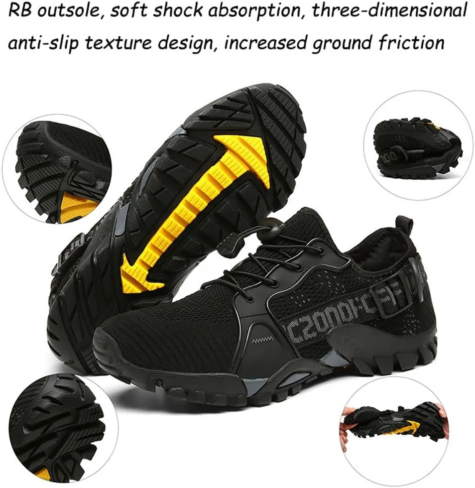 Summer outdoor casual Mesh Barefoot Aqua Socks Men Lawn Shoes Yard Shoes Camp Shoes Water Shoes Hiking Boating Fishing Wading Amphibious Quick Dry Non Slip Sneakers Beach Shoes Yoga Shoes,38-46 EU