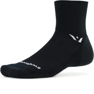 Swiftwick- PURSUIT FOUR Trail Running & Cycling Socks, Merino Wool, Durable Crew
