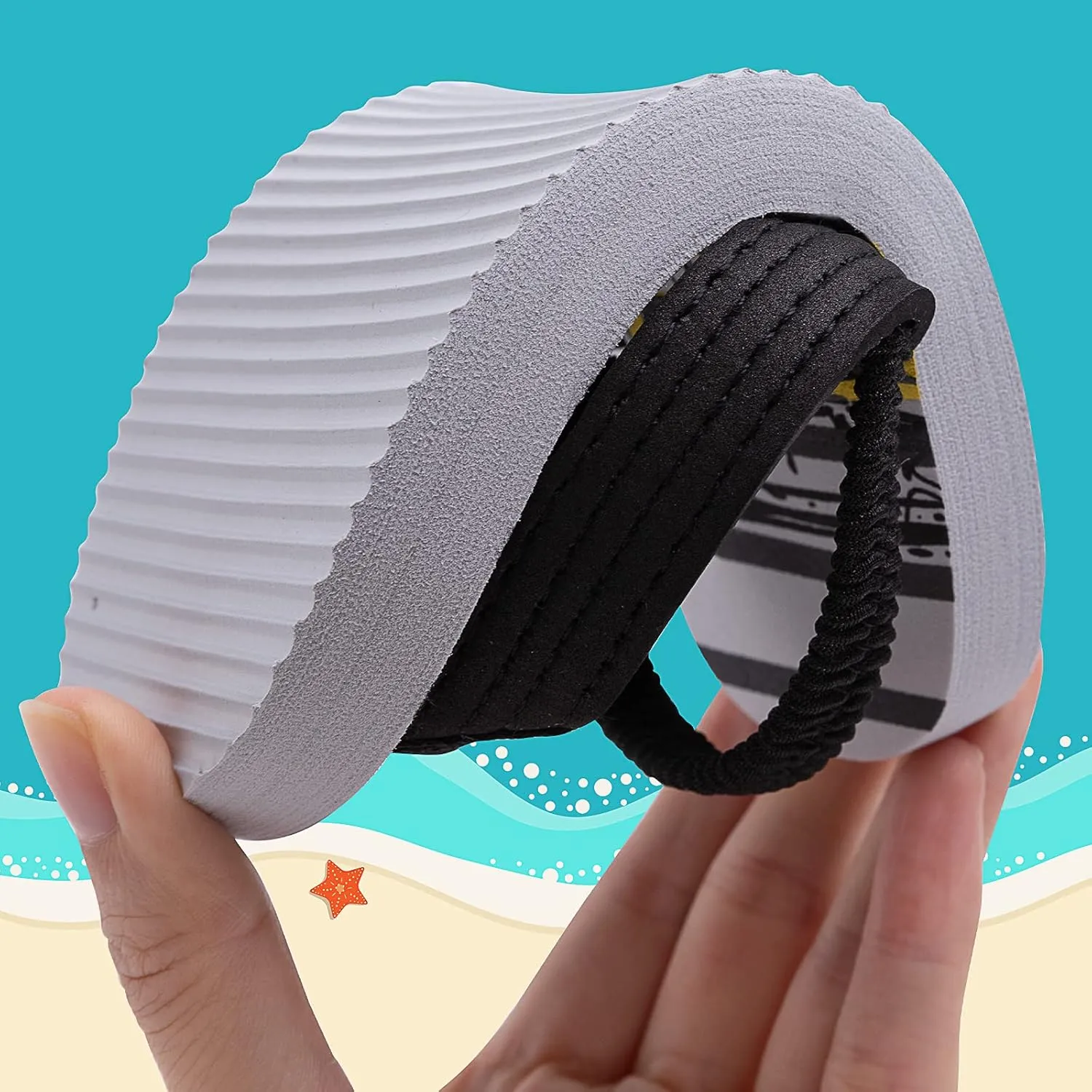 techcity Toddler Boys Girls Flip Flops Kids Unicorn Dinosaur Sandals Beach Pool Water Shoes with Back Strap
