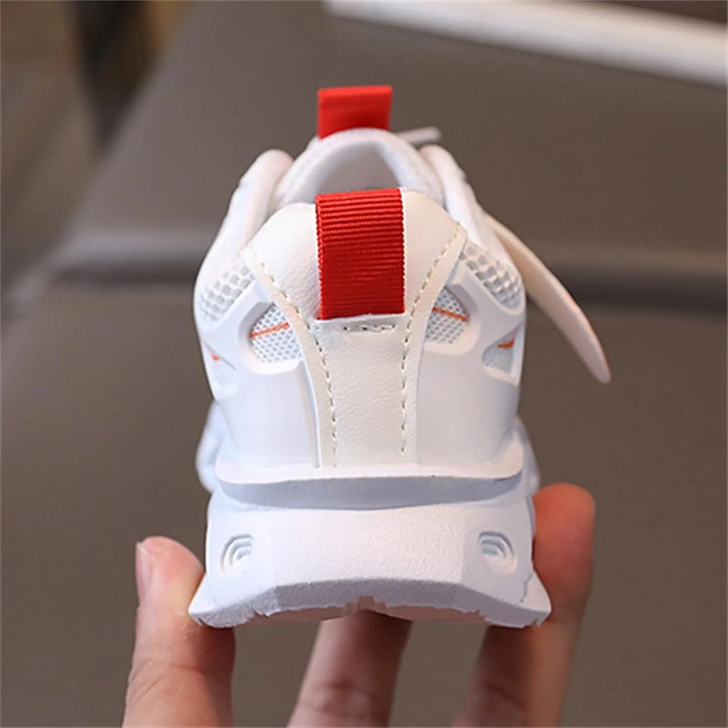 Toddler Baby Mesh Sparkle Sneakers Lace Rubber Soft First Walking Glitter Sport Shoes Boys Girls Breathable Casual Shoes