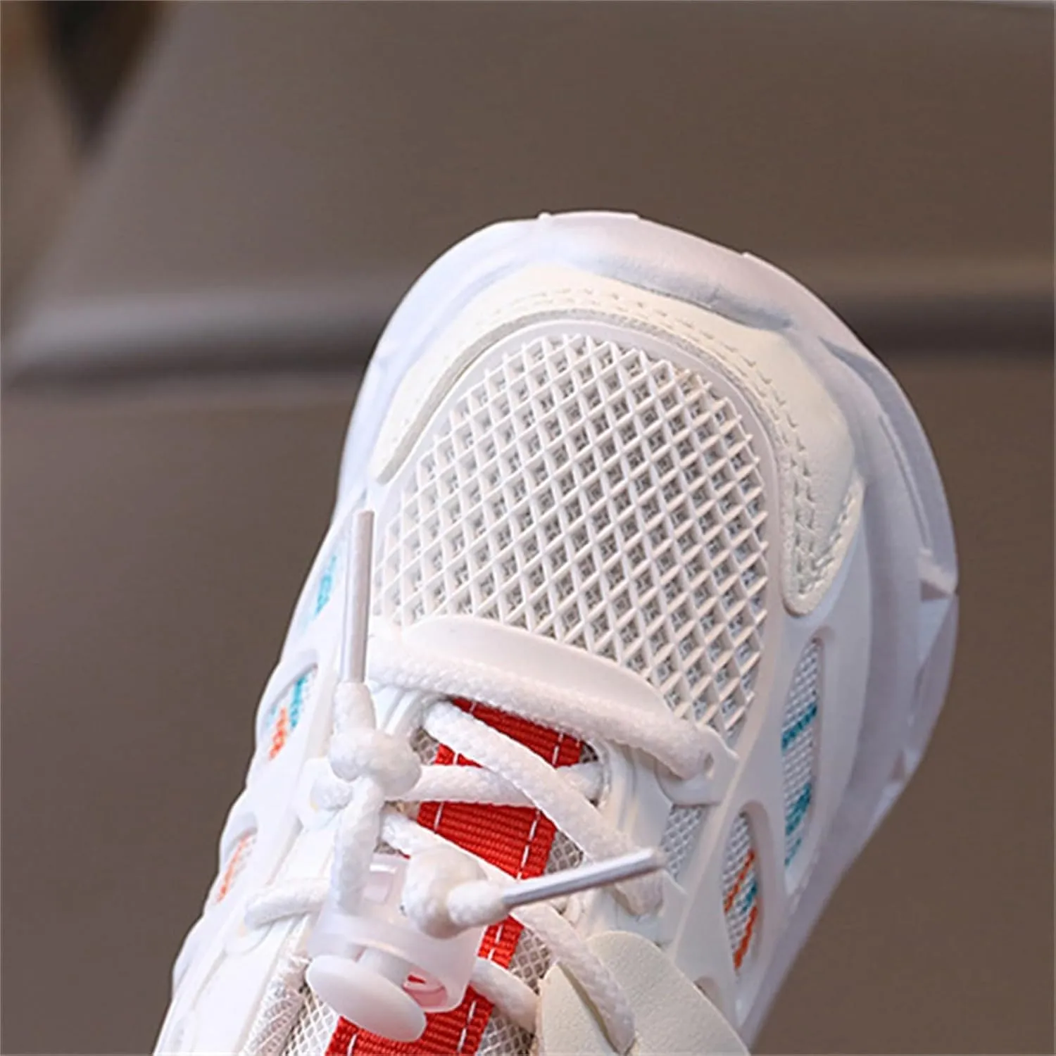 Toddler Baby Mesh Sparkle Sneakers Lace Rubber Soft First Walking Glitter Sport Shoes Boys Girls Breathable Casual Shoes