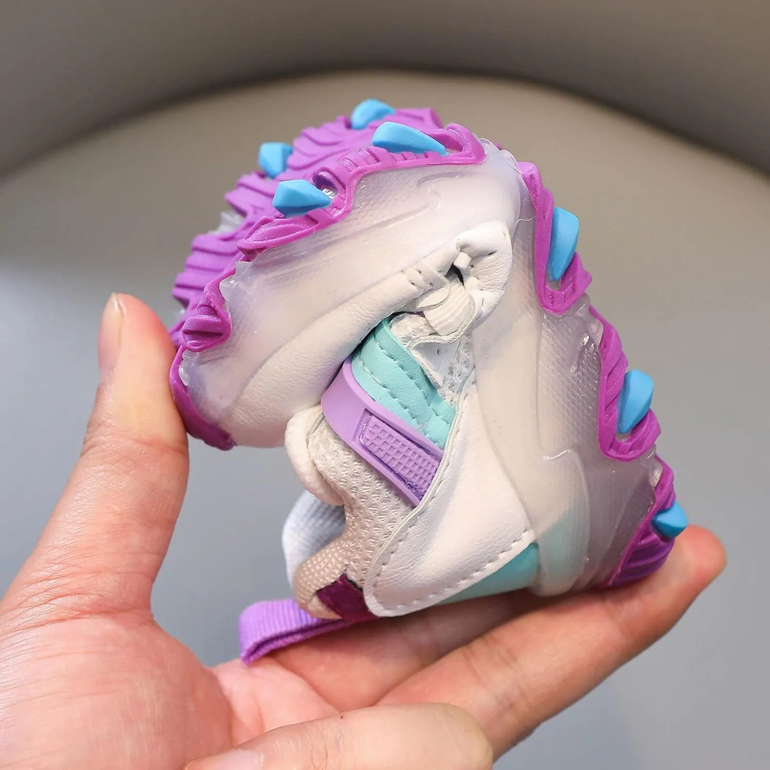 Toddler Baby Sports Shoes Boys Girls Led Light Sneakers Breathable Running Sports Soft Soled Luminous Shoes