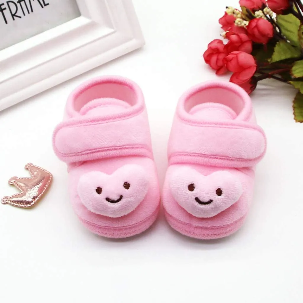 Toddler Dress Shoes Girls Soft Sole Infant Boots Baby Shoes Warm Winter Plush Shoes Gifts