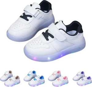 Toddler Sole Rubber Glitter Sneakers No Lace Flat Non First Walking Sport Shoes Baby Boys Girls Cute Breathable Shoes