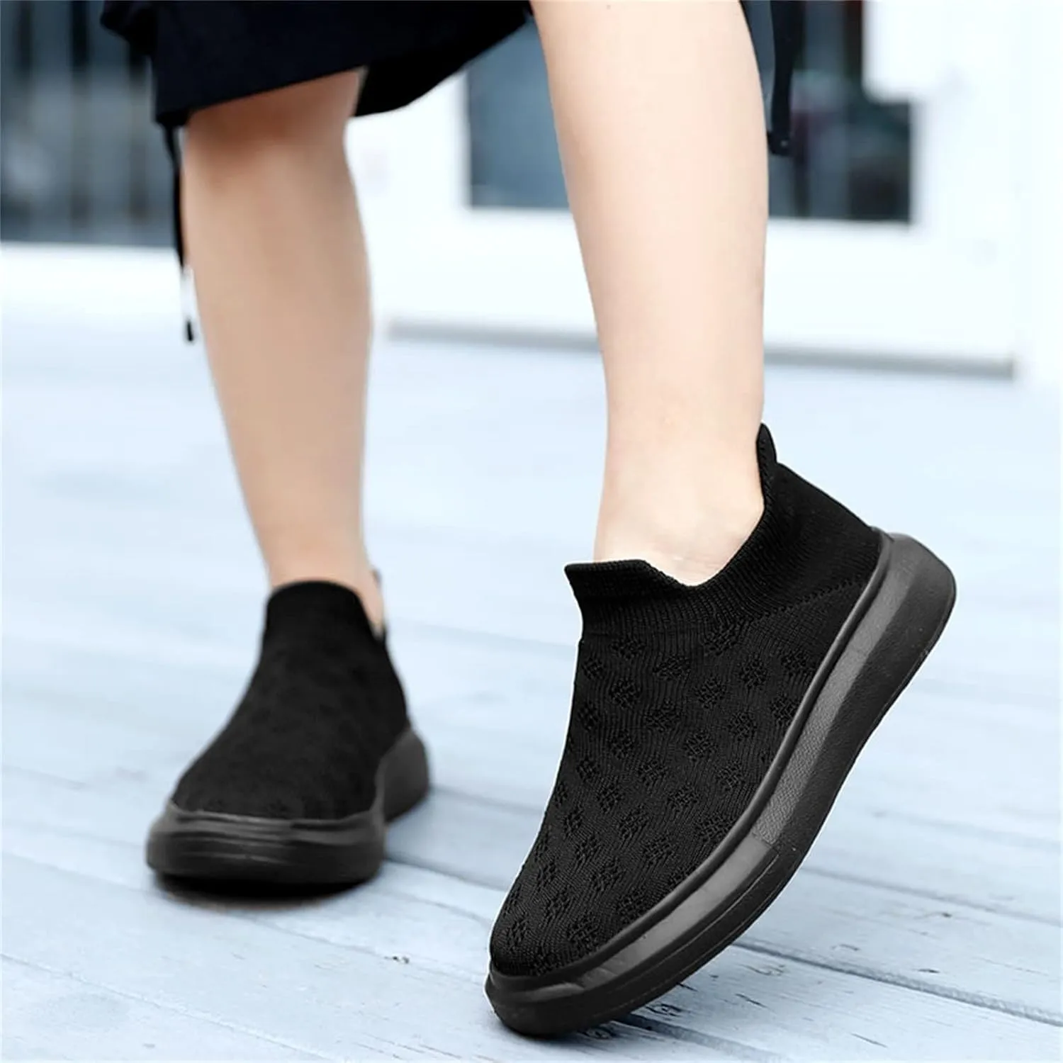 Toddler Tennis Shoes Boys Girls Slip On Casual Running Shoes Woven Breathable Soft Soled Sports Outdoor Shoes