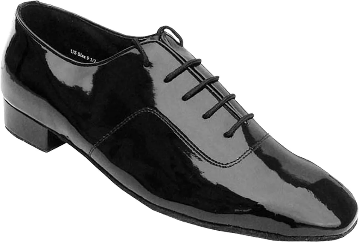 Very Fine Men's Salsa Ballroom Tango Latin Dance Shoes 917101 Bundle with Dance Shoe Wire Brush Heel 1"